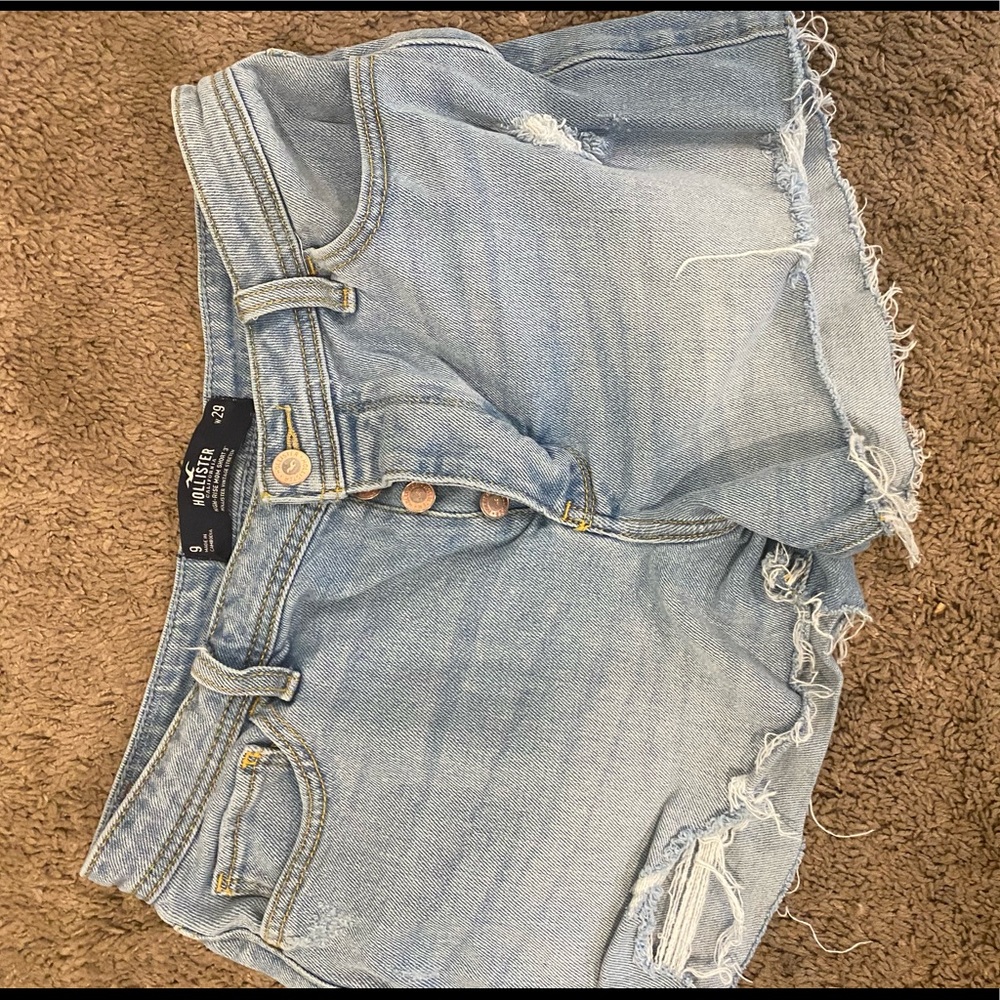 Hollister button up shorts